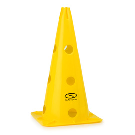 Pachołek treningowy 1 szt. - 38 cm żółty / PT1-38H-Y